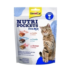 GIMCAT NUTRI POCKETS 150g SEA MIX